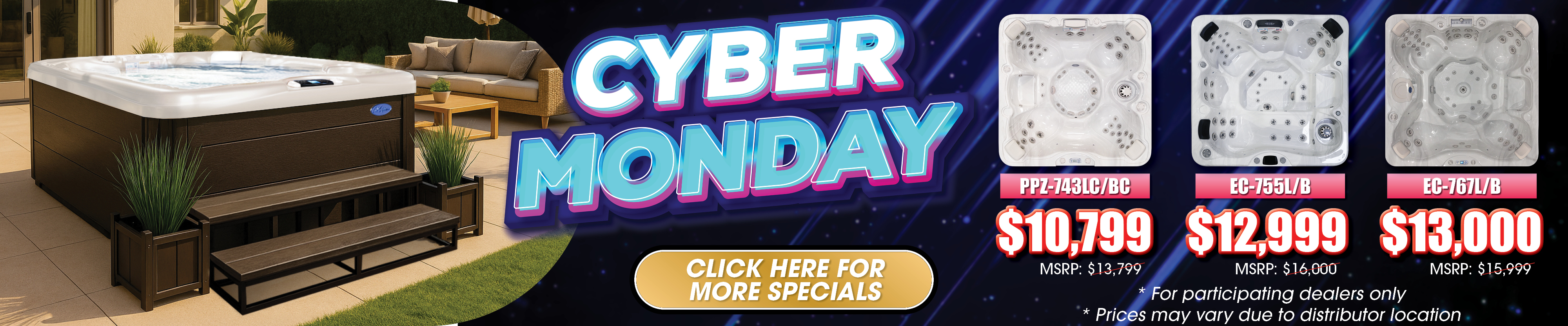 Calspas hot tub being used in a family setting - Ogden